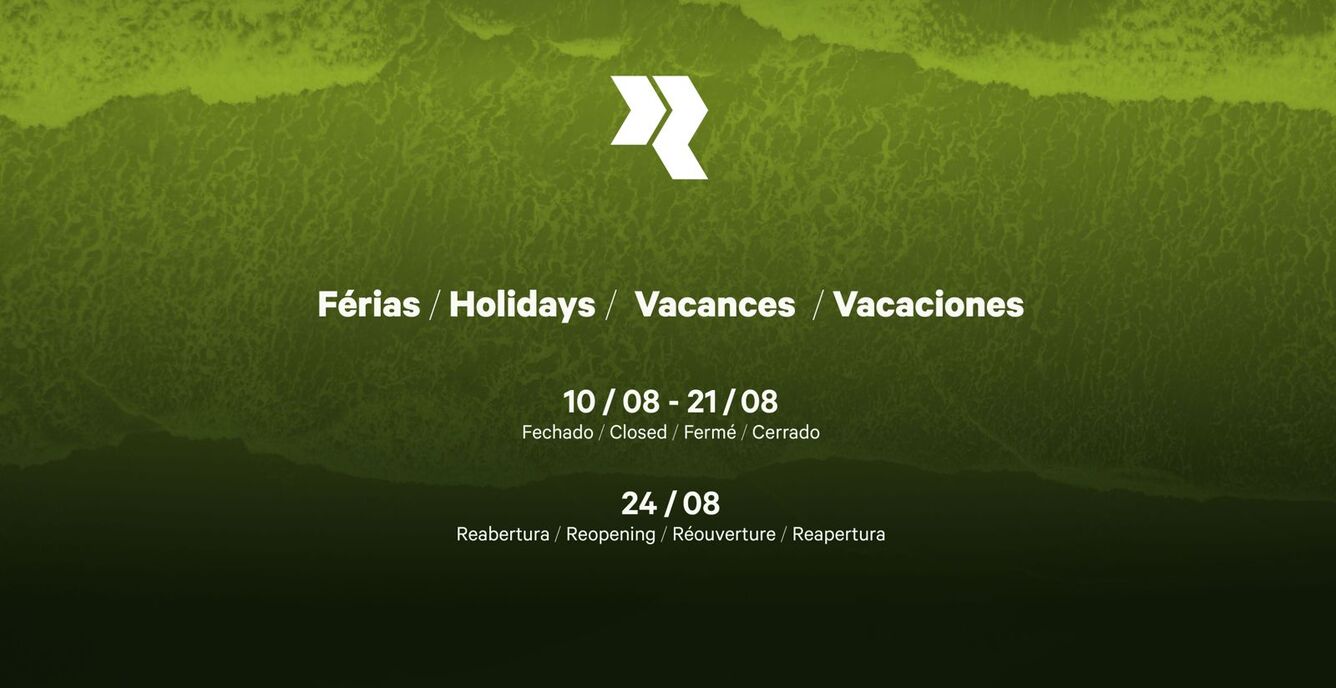 Informação de Encerramento – Férias de Verão