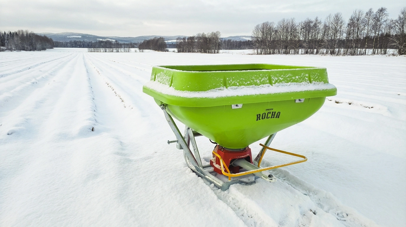 Equipamento agrícola sendo limpo e mantido